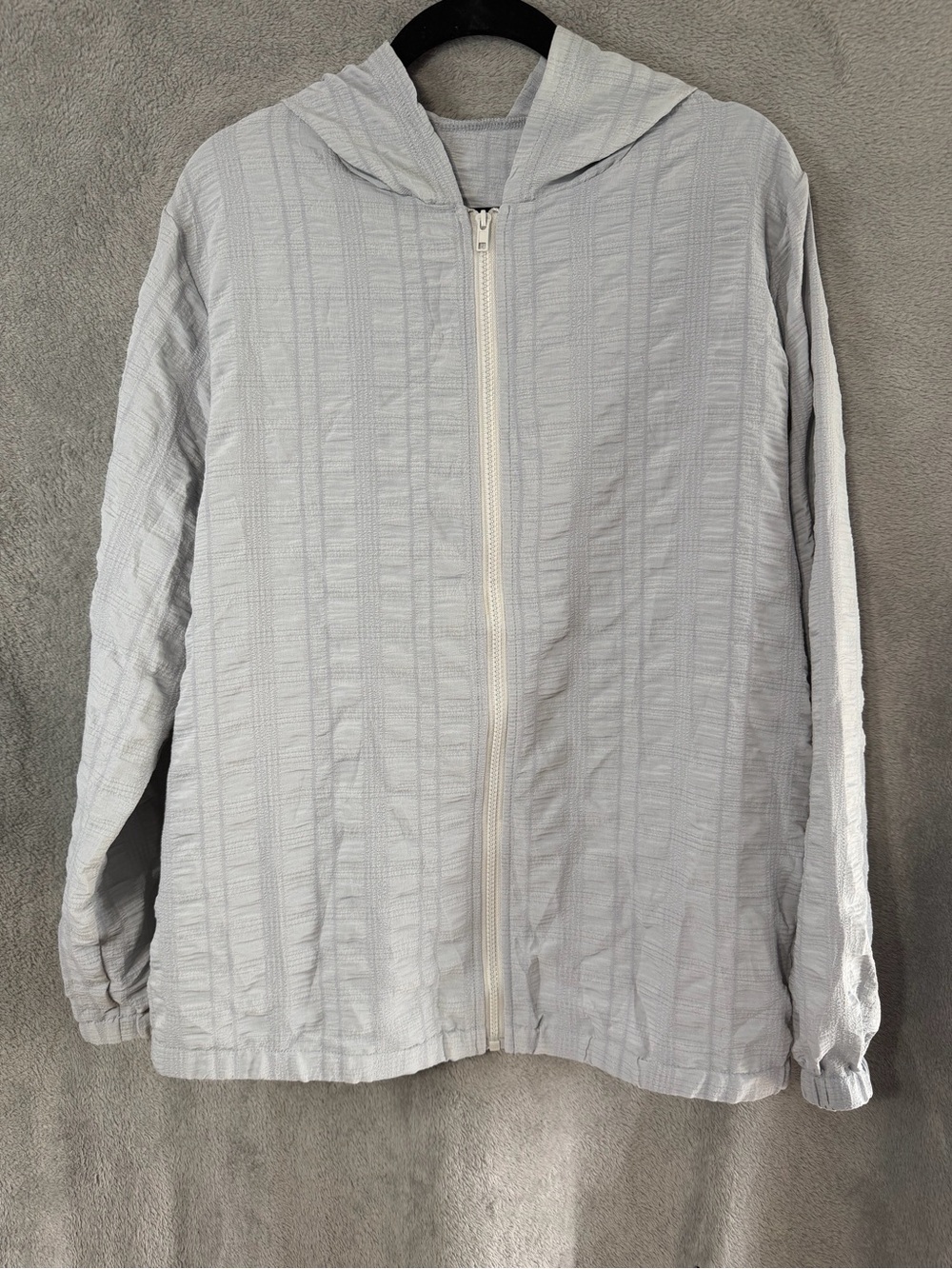 2 Pack-Light Gray and Black- Hooded Zip Jacket - Women's Casual Layer